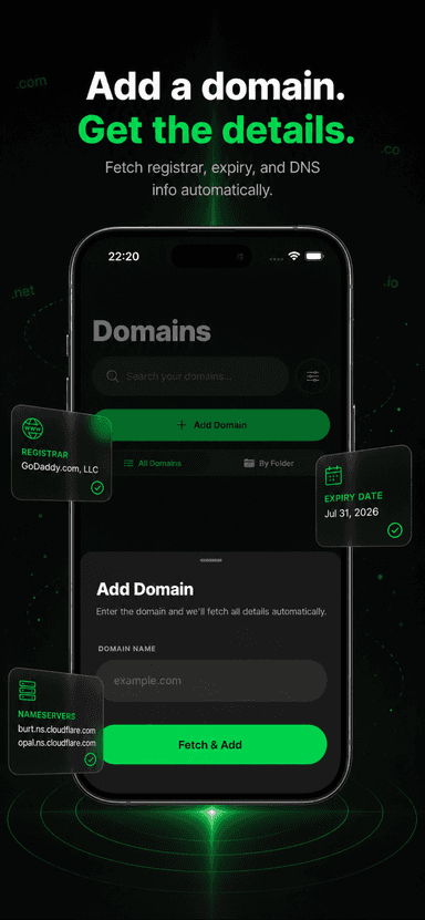 Domain Organizer screenshot 2